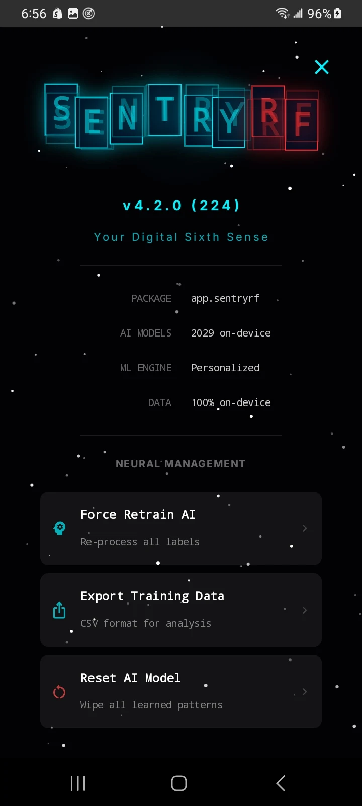 Anti-Spy RF Device Detector AI screenshot