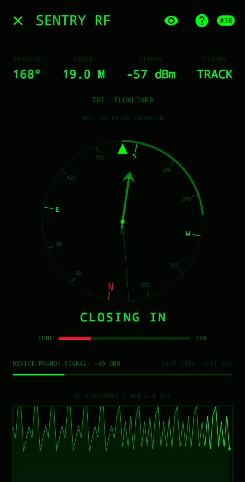 Anti-Spy RF Device Detector AI screenshot