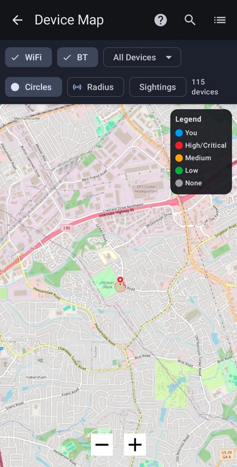 Anti-Spy RF Device Detector AI screenshot